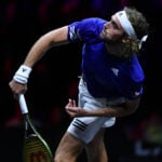 Stefanos Tsitsipas at the 2022 Laver Cup