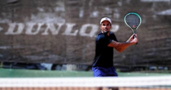Seb Proisy Testing Racquets