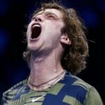 Andrey Rublev at the 2022 ATP Finals in Turin
