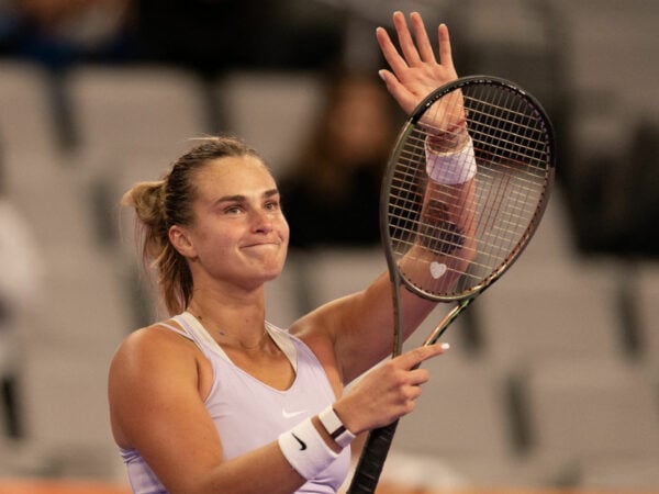 Aryna Sabalenka at the 2022 WTA Finals in Fort Worth, Texas