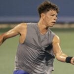 Ben Shelton volley 2022