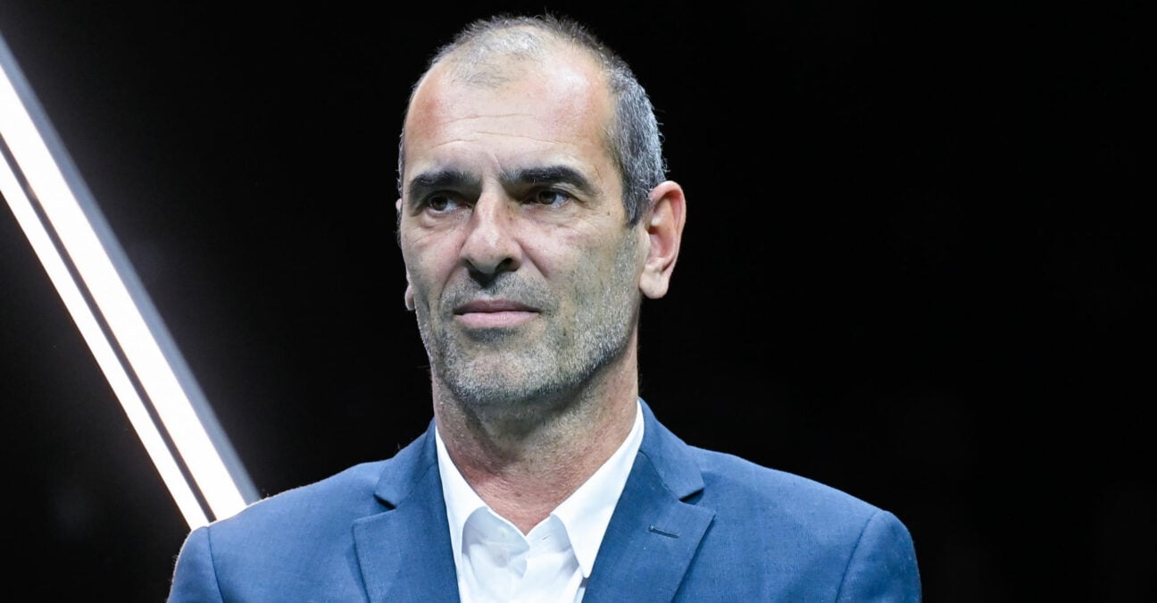Cedric Pioline at the 2022 Paris Masters
