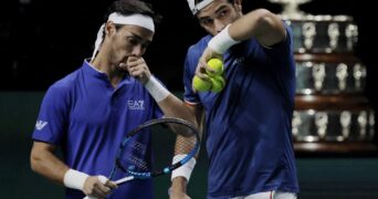 Fognini Berrettini Davis Cup 2022 (AI / Reuters / Panoramic)