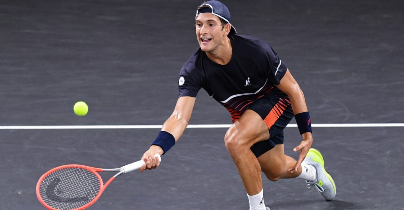 Francesco Passaro at the 2022 Florence Open