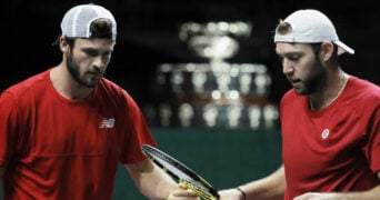 Jack Sock Taylor Fritz at the 2022 Davis Cup in Malaga