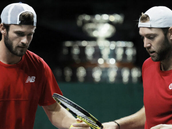 Jack Sock Taylor Fritz at the 2022 Davis Cup in Malaga