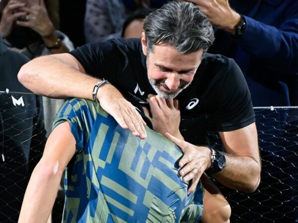 Patrick Mouratoglou et Holger Rune, Rolex Paris Masters 2022