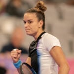 Maria Sakkari at the 2022 WTA Finals in Fort Worth, Texas