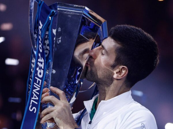 Novak Djokovic ATP Finals trophy