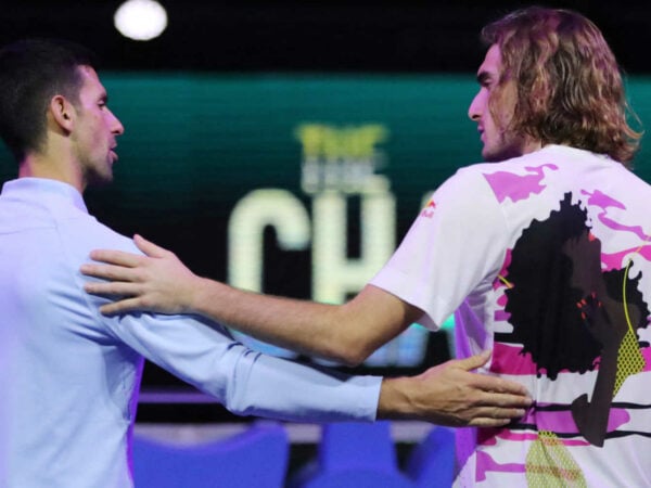 Novak Djokovic Stefanos Tsitsipas Astana 2022