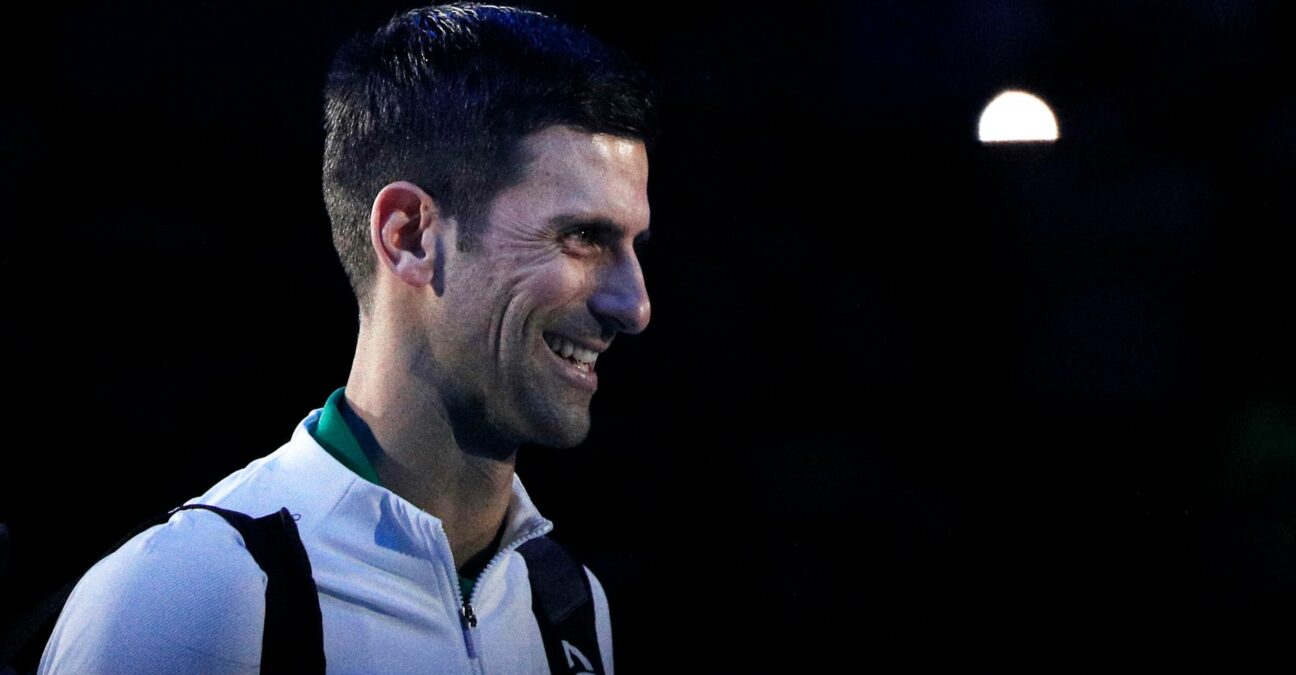 Novak Djokovic happy