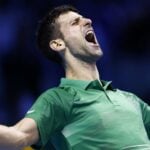 Novak Djokovic roar Turin