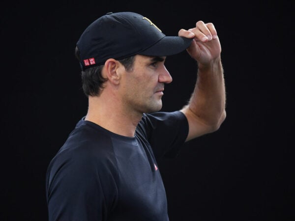Roger Federer at the 2022 Laver Cup in London