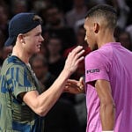Holger Rune and Félix Auger-Aliassime, Rolex Paris Masters, 2022
