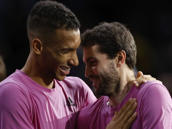 Gilles Simon and Felix Auger-Aliassime