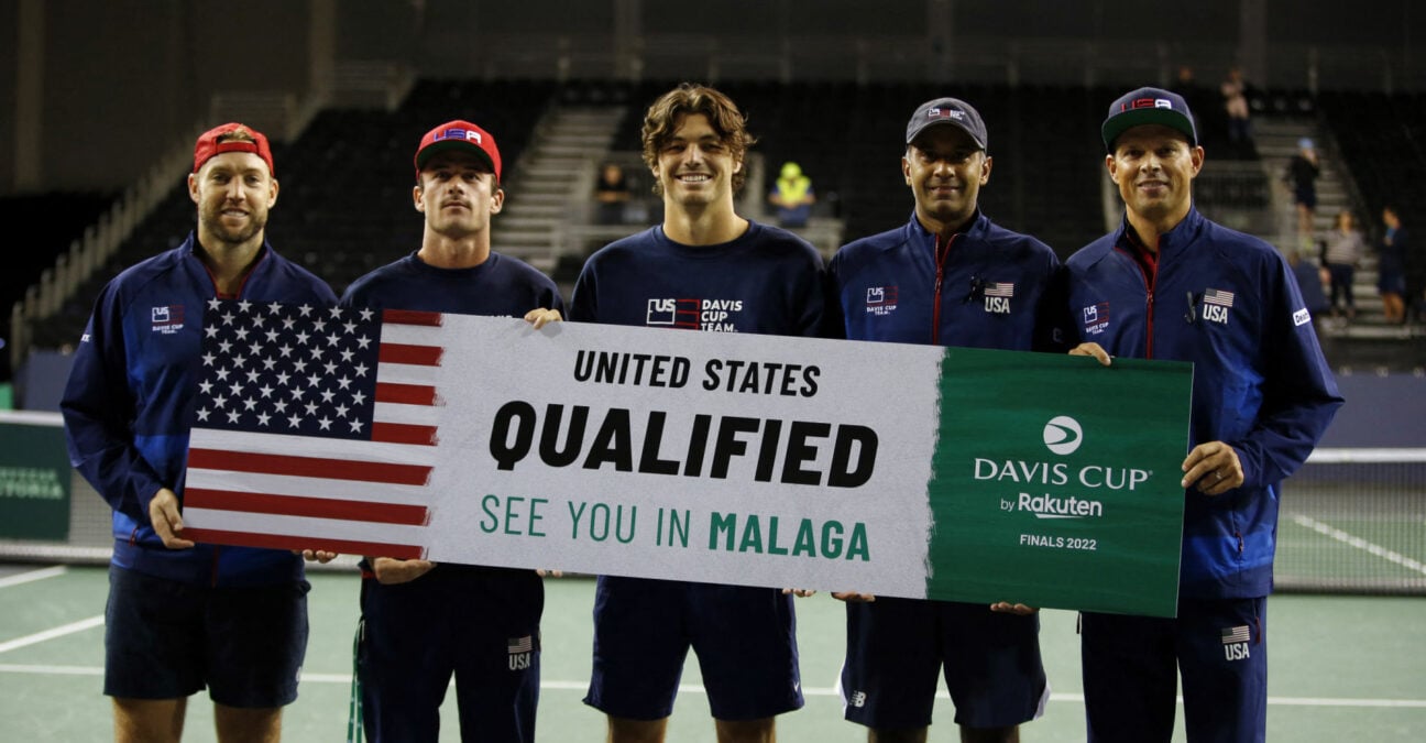 United States Davis Cup team in Glasgow