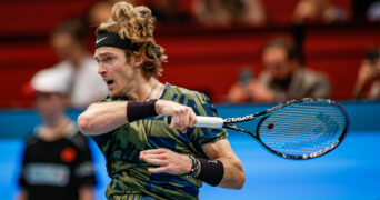 Andrey Rublev at the 2022 Vienna Open