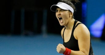 Bianca Andreescu at the 2022 Billie Jean King Cup Finals