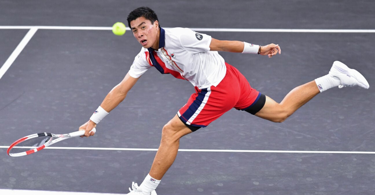 Brandon Nakashima at the 2022 Florence Open