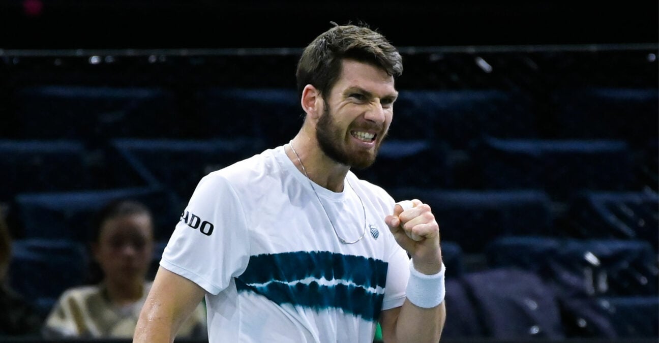 Cameron Norrie at the 2022 Paris Masters