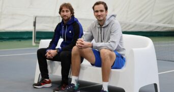 Gilles Cervara and Daniil Medvedev, 2022