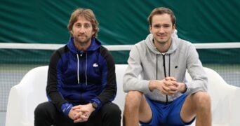 Gilles Cervara and Daniil Medvedev, november 2022