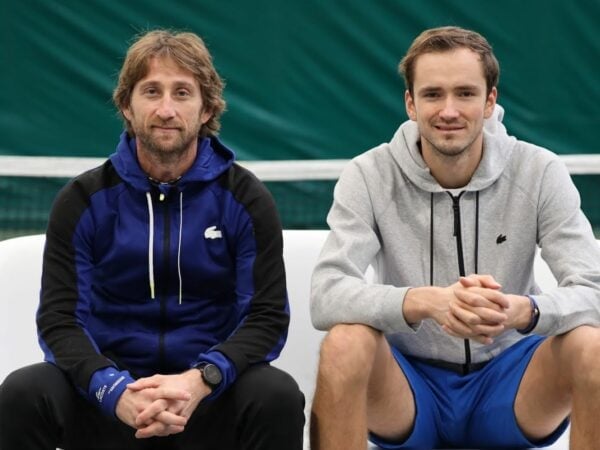 Gilles Cervara and Daniil Medvedev, november 2022