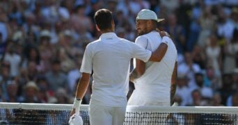 Djokovic and Kyrgios, Wimbledon 2022