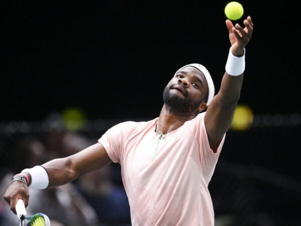 Frances Tiafoe at the 2022 Paris Masters