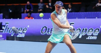 Iga Swiatek at the 2022 World Tennis League in Dubai