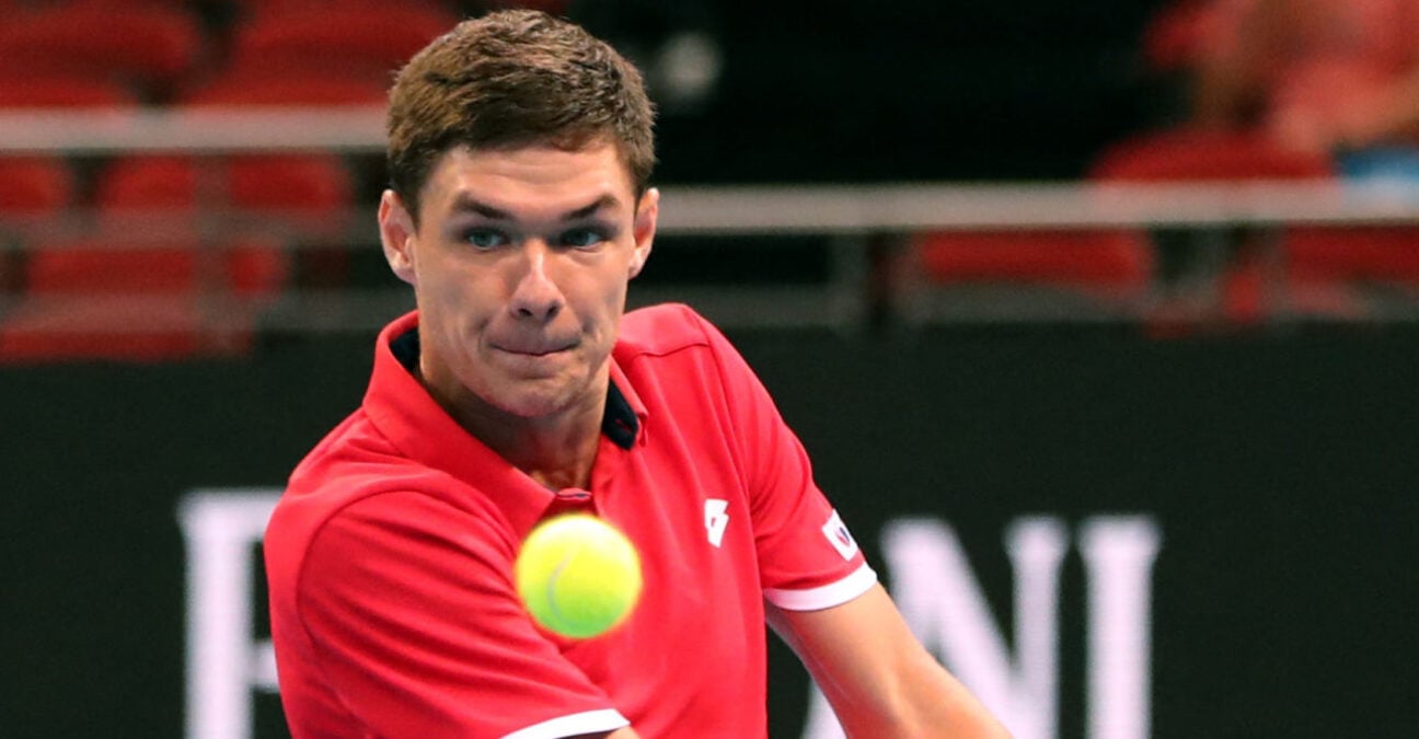 Kamil Majchrzak at the 2022 ATP Cup in Sydney