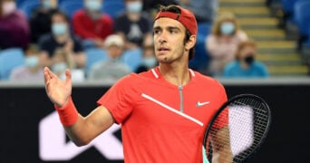 Lorenzo Musetti at the 2022 Australian Open