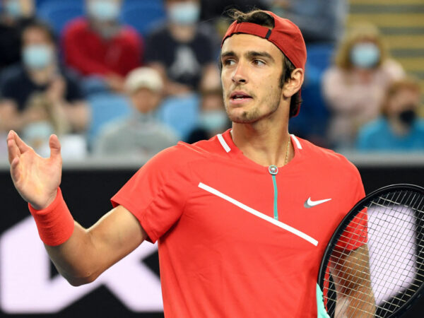 Lorenzo Musetti at the 2022 Australian Open