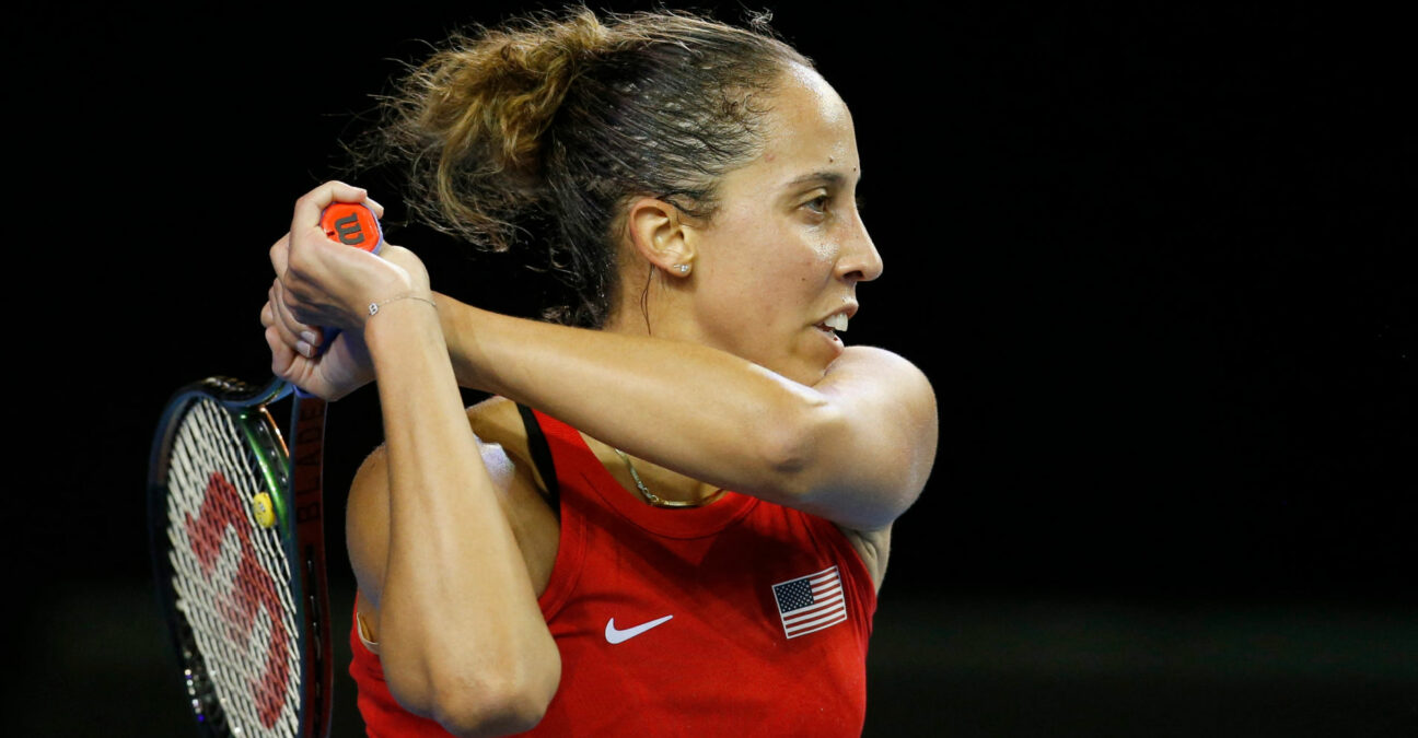 Madison Keys at the 2022 Billie Jean King Cup Finals in Glasgow