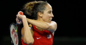 Madison Keys at the 2022 Billie Jean King Cup Finals in Glasgow