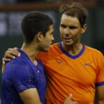 Nadal Alcaraz at the Indian Wells Masters in March 2022