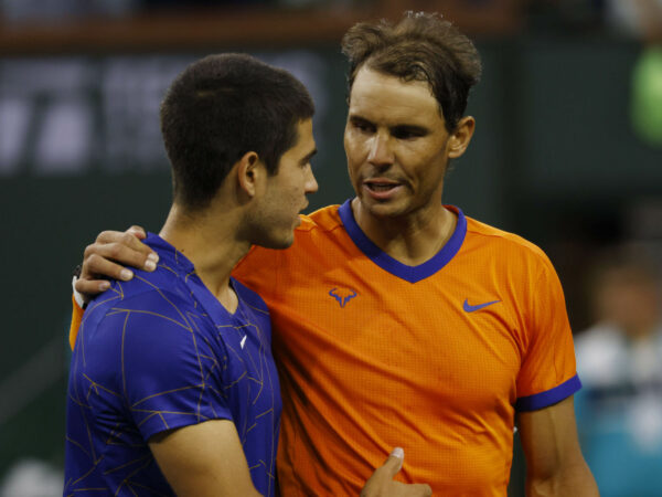 Nadal Alcaraz at the Indian Wells Masters in March 2022