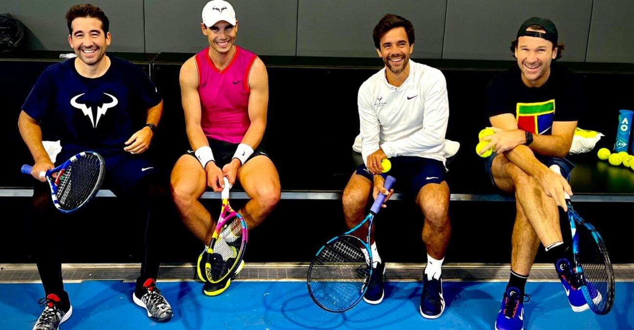 Rafael Nadal's coaching team for 2023