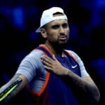Nick Kyrgios at the 2022 ATP Finals in Turin