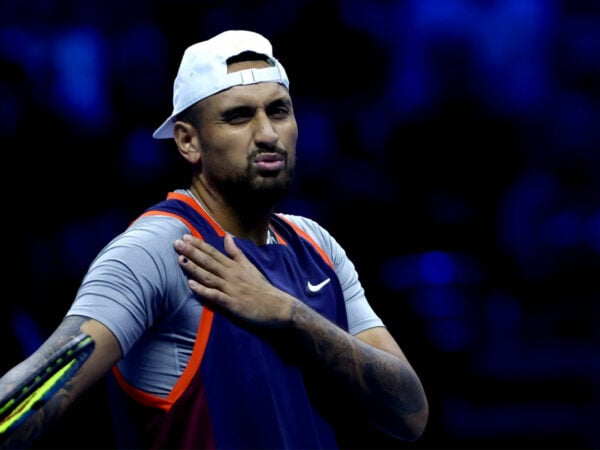 Nick Kyrgios at the 2022 ATP Finals in Turin