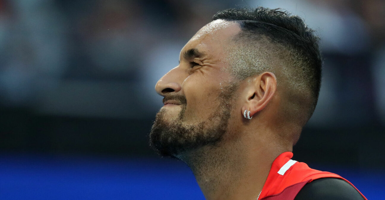 Nick Kyrgios at the 2022 Australian Open