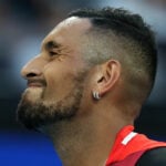 Nick Kyrgios at the 2022 Australian Open