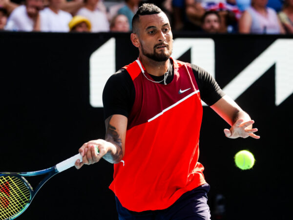 Nick Kyrgios at the 2022 Australian Open