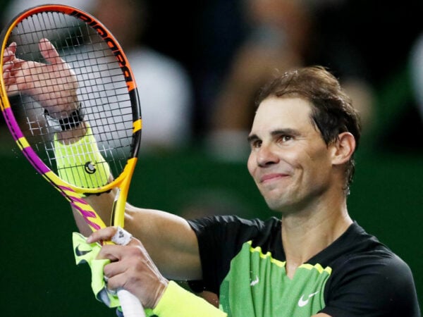Rafae Nadal at the exhibition series in Buenos Aires in November 2022