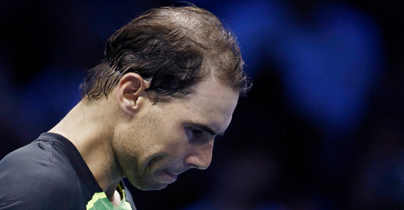 Rafael Nadal during the 2022 ATP Finals in Turin