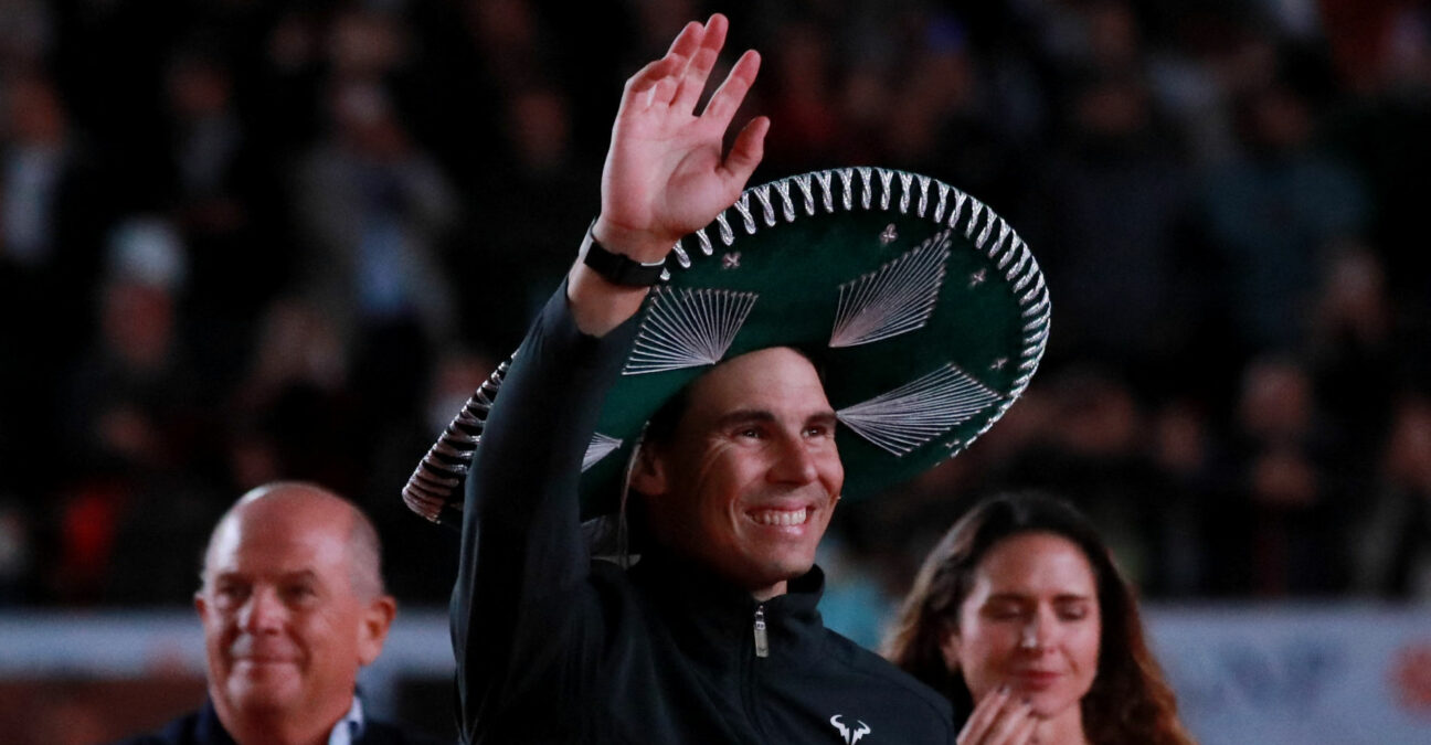 Rafael Nadal exhibition match in Mexico in November 2022