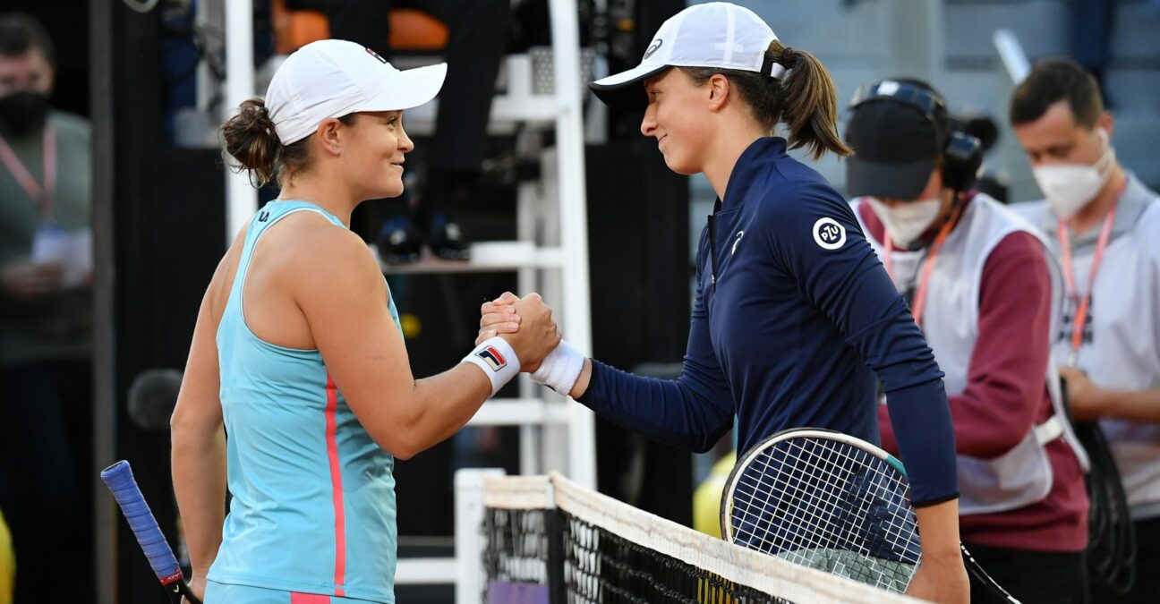 Ash Barty and Iga Swiatek, Mutua Madrid Open 2021