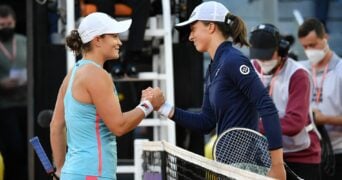 Ash Barty and Iga Swiatek, Mutua Madrid Open 2021