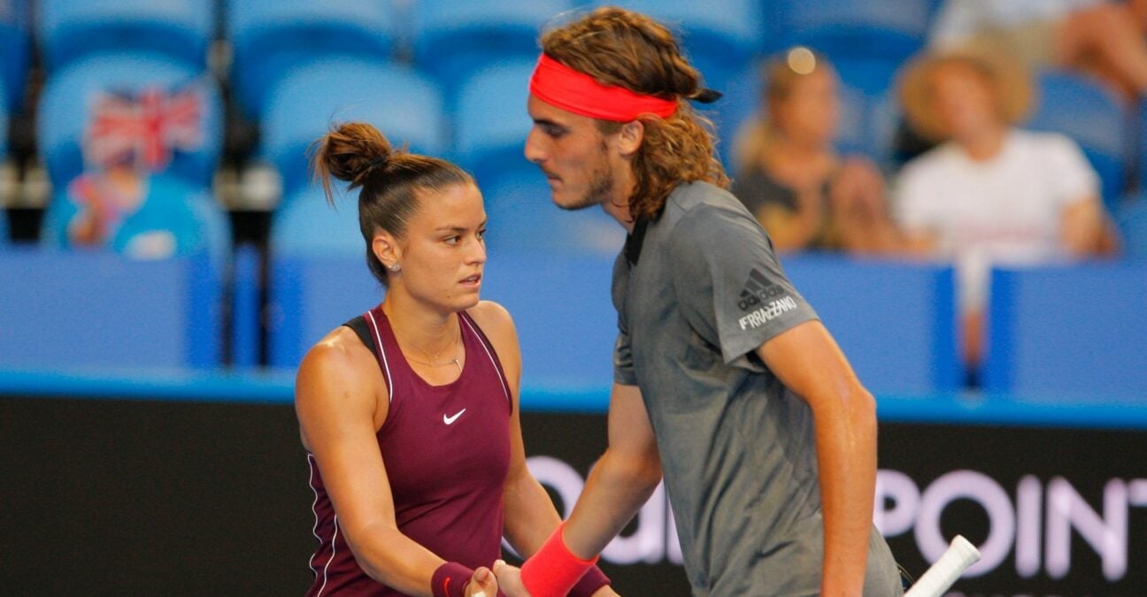 Sakkari and Tsitsipas in Hopman Cup 2018