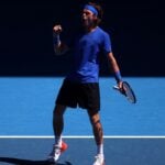 Andrey Rublev at the 2023 Australian Open